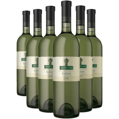 Marani KAKHETI bílé suché víno 13% 6 x 0,75 l (holá láhev) – Hledejceny.cz