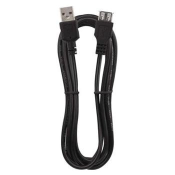 Emos S70201 USB 2.0 A/M – A/F, 2m, černý