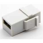 PremiumCord USB propojka USB2.0, pro instalaci do keystone zásuvky – Zboží Živě