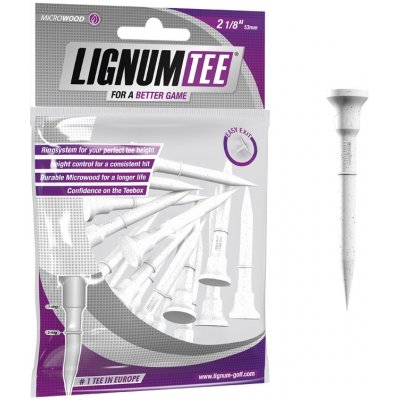 Lignum tee 53mm 16 ks bílá – Zboží Dáma