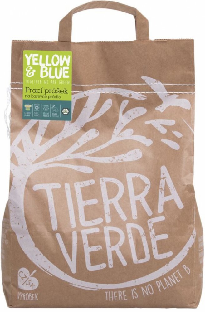 Tierra Verde Prací prášek z mýdlových ořechů na bílé prádlo a látkové pleny  5kg (sáček) | Srovnanicen.cz