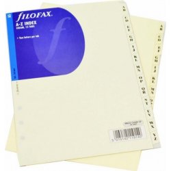Filofax krajové výřezy A-Z náplň A5 k diářům