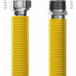 Merabell Gas Flexi Připojovací hadice, Délka hadice: 75 – 150 cm, R3/4" – G3/4" M-M0057 – Zboží Dáma