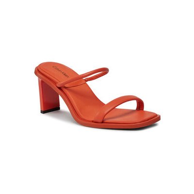 Calvin Klein nazouváky Padded Curved Stil Slide 70 HW0HW01992 Flame – Hledejceny.cz