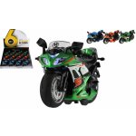 Teddies Motorka závodní kov/plast na zpětné natažení 12cm na baterie se světlem, zvukem 3 barvy – Hledejceny.cz