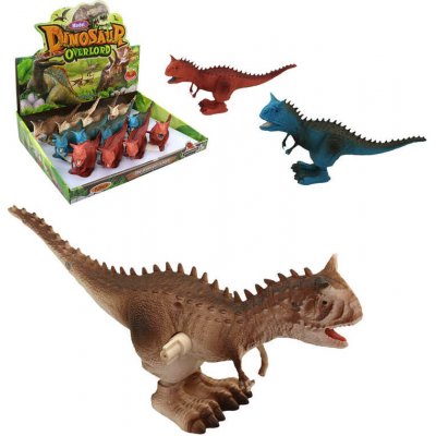 Toys Dinosaurus pravěký ještěr skákací zvířátko na natažení 20 cm plast 3 barvy – Sleviste.cz