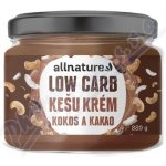 Allnature Kešu krém LOW carb kokos a kakao 220 g – Zboží Mobilmania