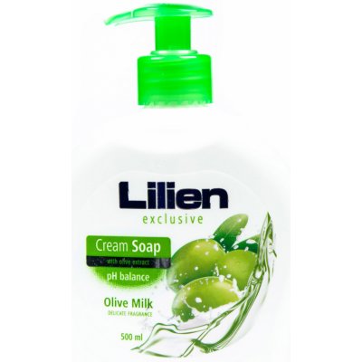 Lilien Olive Milk tekuté mýdlo dávkovač 500 ml