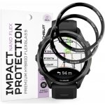 Techsuit Nano Flex (2 ks) na Garmin Forerunner 970 / Forerunner 570 47mm černá 174511 – Zboží Živě