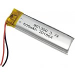 Li-Pol baterie 500mAh, 3.7V, 801350 – Zboží Živě