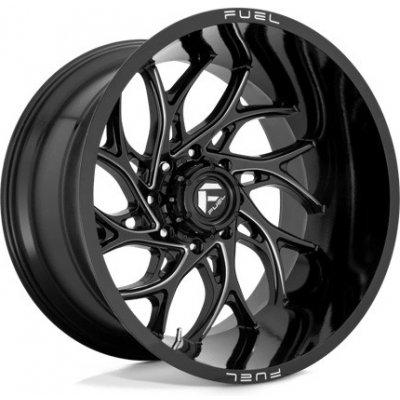 Fuel D741 RUNNER 9x20 6x135 ET1 gloss black milled – Sleviste.cz