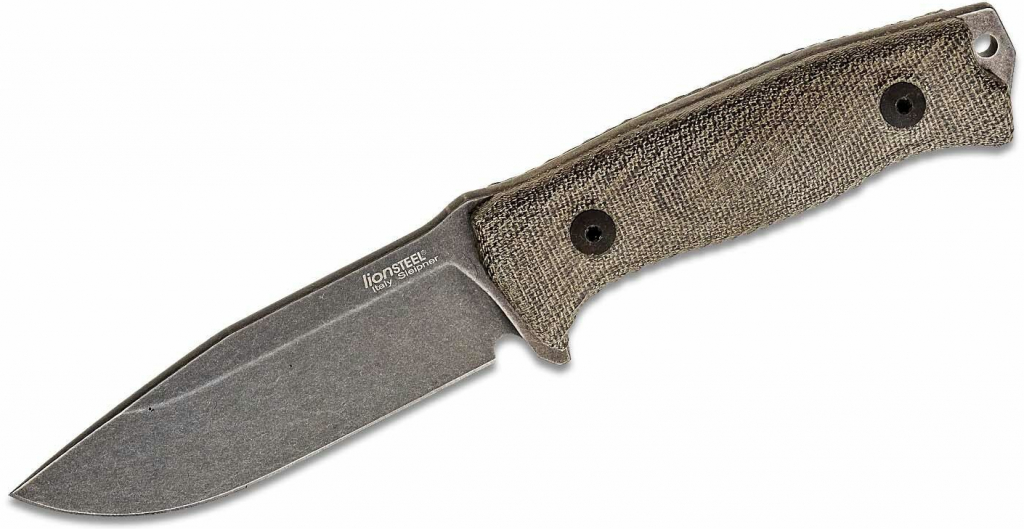 Lionsteel Fixed knife knife SLEIPNER PVD+SW M5B CVG