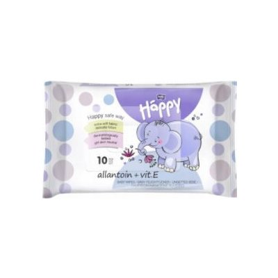 BELLA HAPPY BABY Vlhčené obrúsky s vitamínom E 24 ks