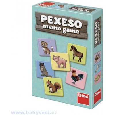 Dino Pexeso pevné kartičky domácí zvířátka – Zboží Mobilmania