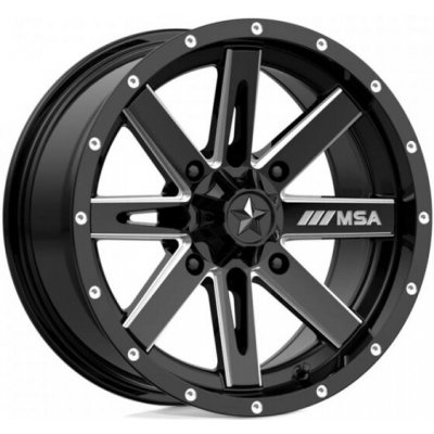 MSA Offroad Wheels M41 Boxer 7x18 4x137 ET10 gloss black milled | Zboží Auto