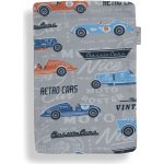 ESITO Bavlněná Jersey žínka Retro cars grey šedá 19 x 14 cm – Zboží Dáma