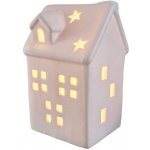 Anděl Přerov Domek z porcelánu s LED, 7 x 11,5 cm – Hledejceny.cz