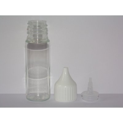 Steza Plastová průhledná lahvička 15 ml – Zboží Mobilmania