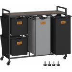 Songmics černo-šedý BLH203B01 – Hledejceny.cz