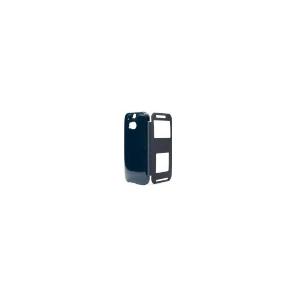 Pouzdro a kryt na mobilní telefon Pouzdro ForCell S-View HTC One M8 modré