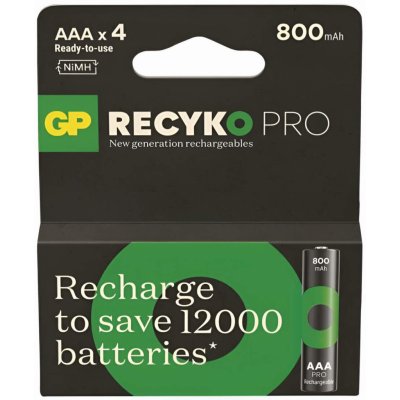 GP ReCyko Pro Professional AAA 4ks 1032124080 – Sleviste.cz