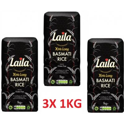 Laila Foods Xtra dlouhozrnná basmati rýže 1 kg – Zboží Dáma