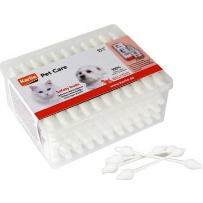 Karlie Vatové tyčinky na čistění uší 55 kusů – Sleviste.cz