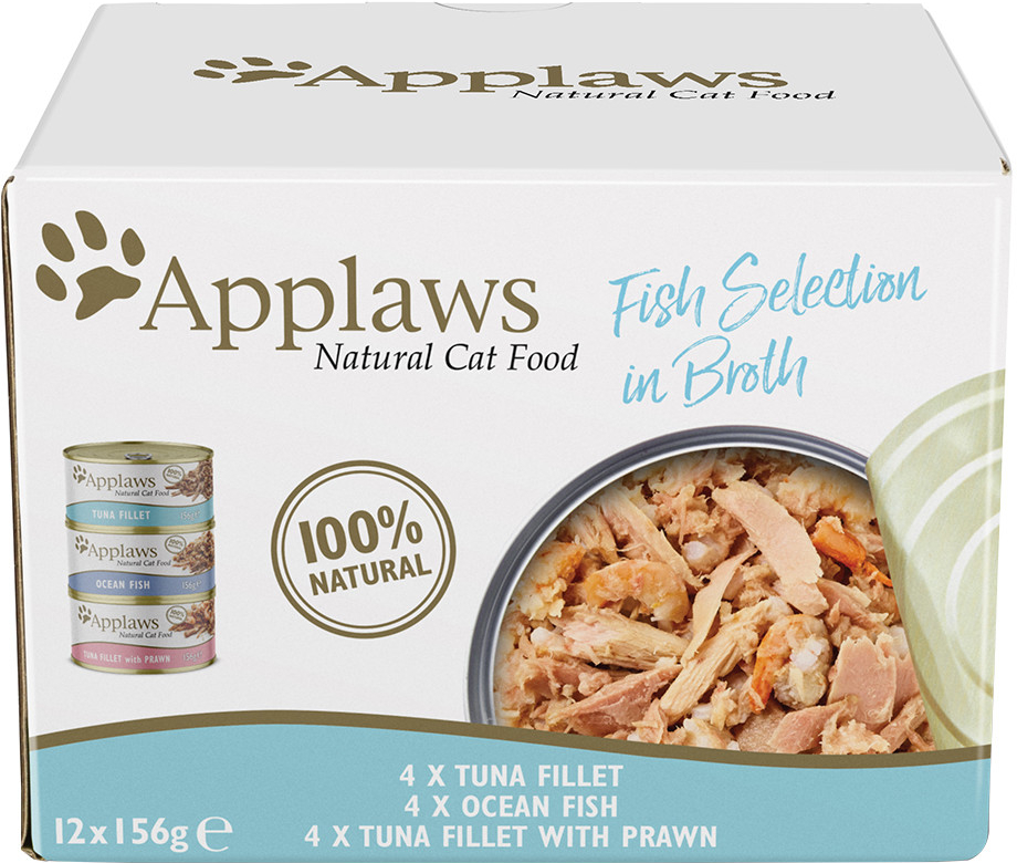 Applaws zkušební mix ryby ve vývaru 24 x 156 g
