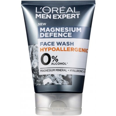 L’Oréal Men Expert Magnesium Defence mycí gel na obličej pro muže 100 ml – Zbozi.Blesk.cz