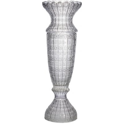 Broušená velká váza Bohemia Crystal 82C28/999mm. Klasický brus 500 PK. – Hledejceny.cz