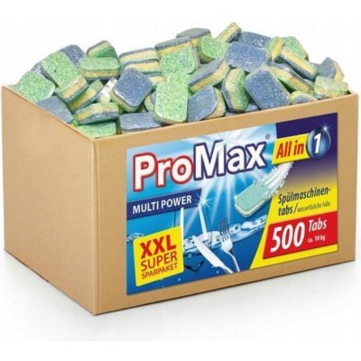 ProMax Tablety do myčky Premium Multi power 12v1 s rozpustnou fólií 500 ks – Sleviste.cz