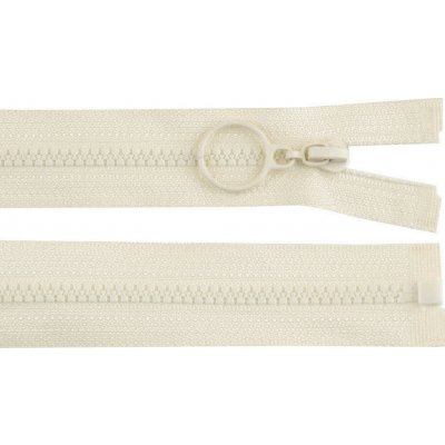 Stoklasa Kostěný zip No 3 délka 70 cm s kroužkem Balení: 1 ks, Varianta: 306 béžová nejsv. 306 béžová nejsv. – Hledejceny.cz