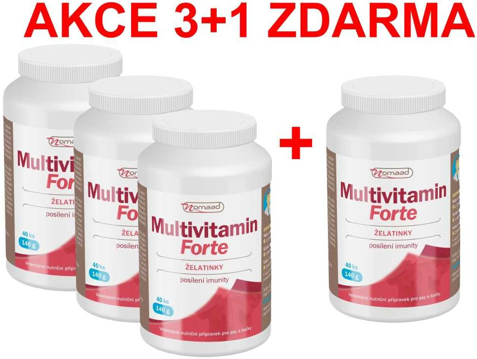 Nomaad MultiVitamin Forte 140 g 40 ks želé