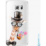 Pouzdro iSaprio - Sir Giraffe - Samsung Galaxy S6 Edge – Zboží Mobilmania