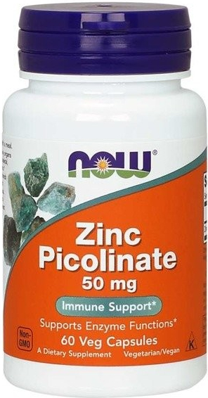 Now Foods Pikolinát Zinku 50 mg 60 kapslí od 163 Kč - Heureka.cz