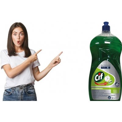 Cif Tekutý prostředek na mytí nádobí citron 2 l – Zboží Mobilmania