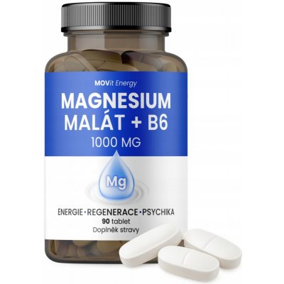 MOVit Magnesium Malát 1000 mg + B6 90 tablet – Zboží Dáma