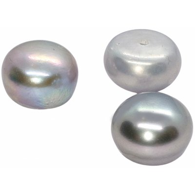 Perla sladkovodní šedá 10 - 10,5mm polovrtaná - Obsah balení 2 ks PP 030 – Hledejceny.cz