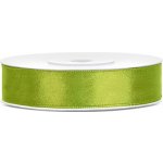 Stuha saténová JABLÍČKOVÁ ZELENÁ, 12 mm x 25 m – Hledejceny.cz