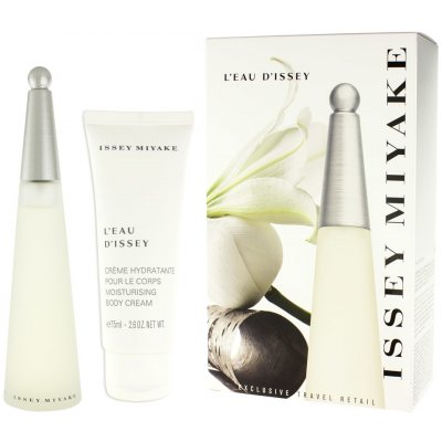 Issey Miyake L'Eau D'Issey EDT 100 ml + tělové mléko 75 ml + EDT 10 ml dárková sada – Zboží Mobilmania