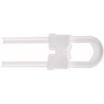 Kik KX7909 bezpečnostní zámek na nábytek 18x4 cm bílá – Zboží Dáma