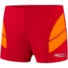 Koupací šortky, boardshorts Aqua Speed plavecké šortky Andy Red/Orange Pattern