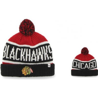 47 Brand Kulich 47 Calgary Cuff Chicago Blackhawks red 506472 – Zboží Mobilmania