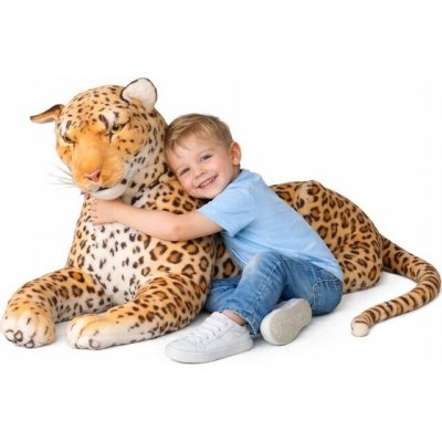 Leopard panter velká kočka jako živý 110+60 cm – Zboží Mobilmania