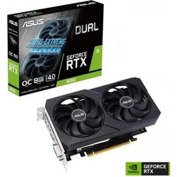 Asus Dual GeForce RTX 3050 V2 OC Edition 8GB GDDR6 90YV0GH6-M0NA00