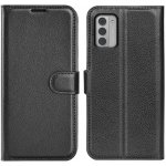 Litchi knížkové na Nokia G42 - černé – Sleviste.cz