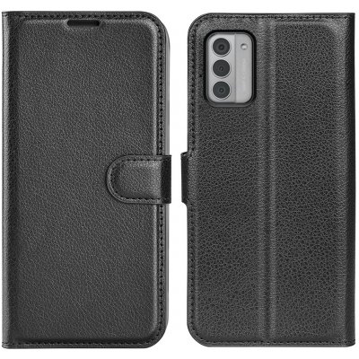 Litchi knížkové na Nokia G42 - černé – Sleviste.cz