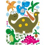 AG Design K 0805 Samolepící dekorace Dinosaurus small 42,5x65cm – Sleviste.cz