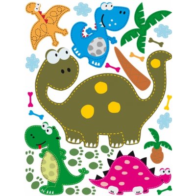 AG Design K 0805 Samolepící dekorace Dinosaurus small 42,5x65cm – Sleviste.cz