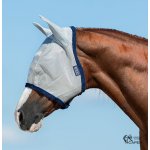 Horseware Maska proti hmyzu Amigo Silver Navy – Zboží Mobilmania